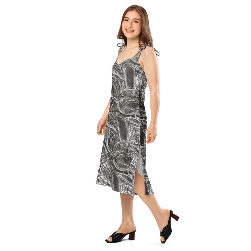 Piranesi's Dream on Slip Dress — Left Front