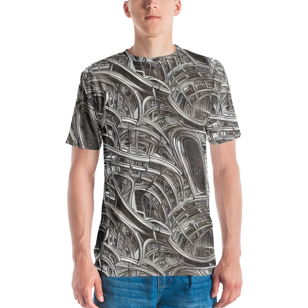 Piranesi's Dream on Men's Crew Neck T-Shirt — Front