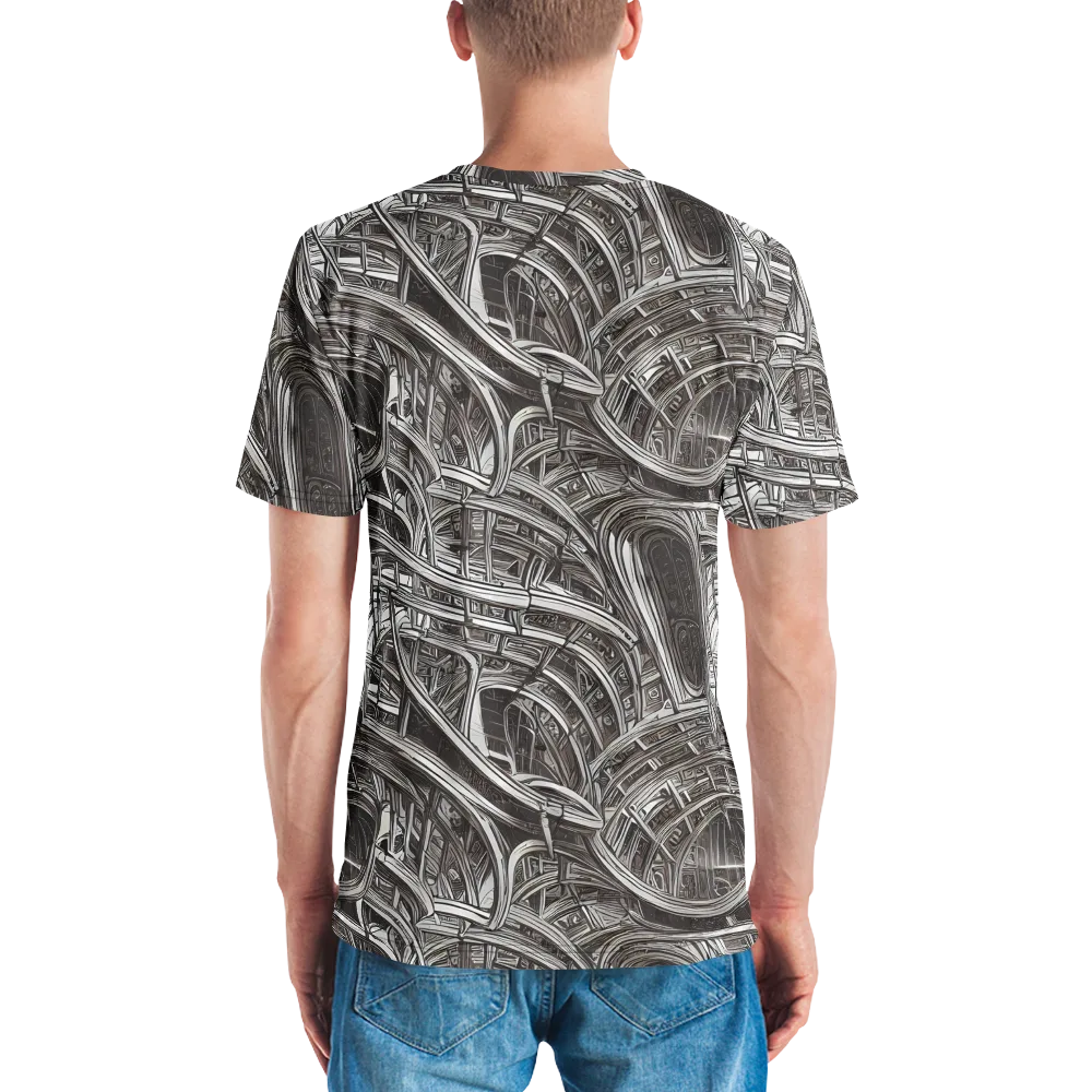 Piranesi's Dream on Men's Crew Neck T-Shirt — Back