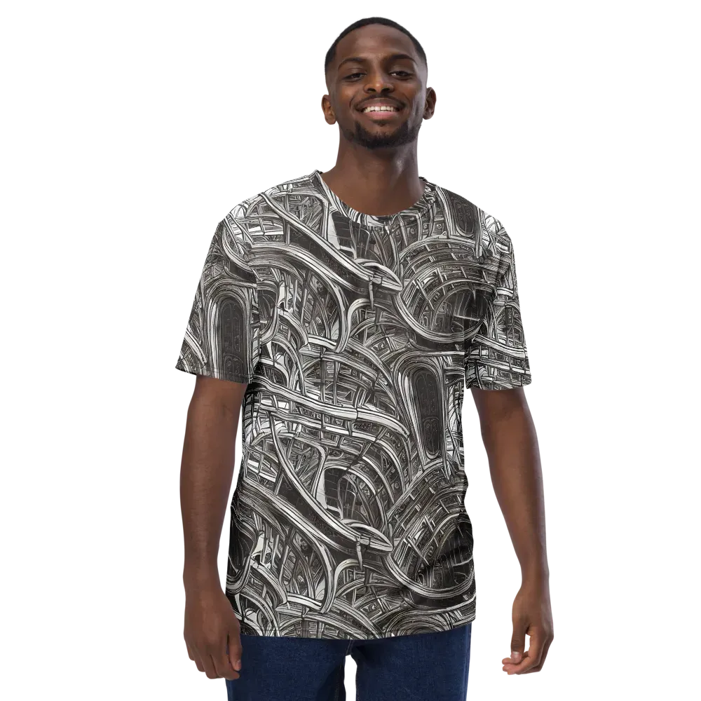Piranesi's Dream on Men's Crew Neck T-Shirt — Front
