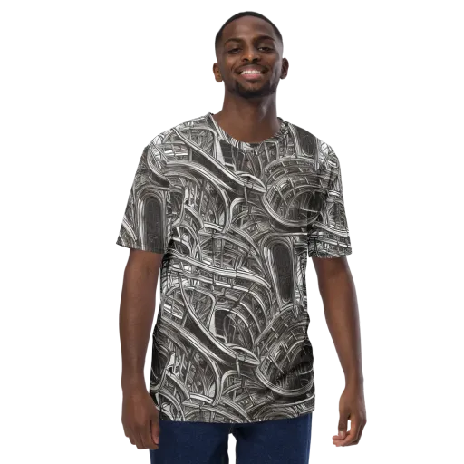 Piranesi's Dream on a Men's Crew Neck T-Shirt