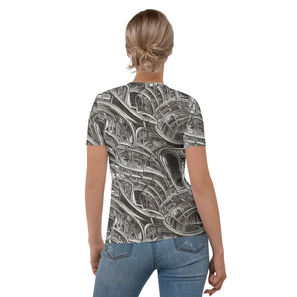 Piranesi's Dream on Women's Crew Neck T-Shirt — Back