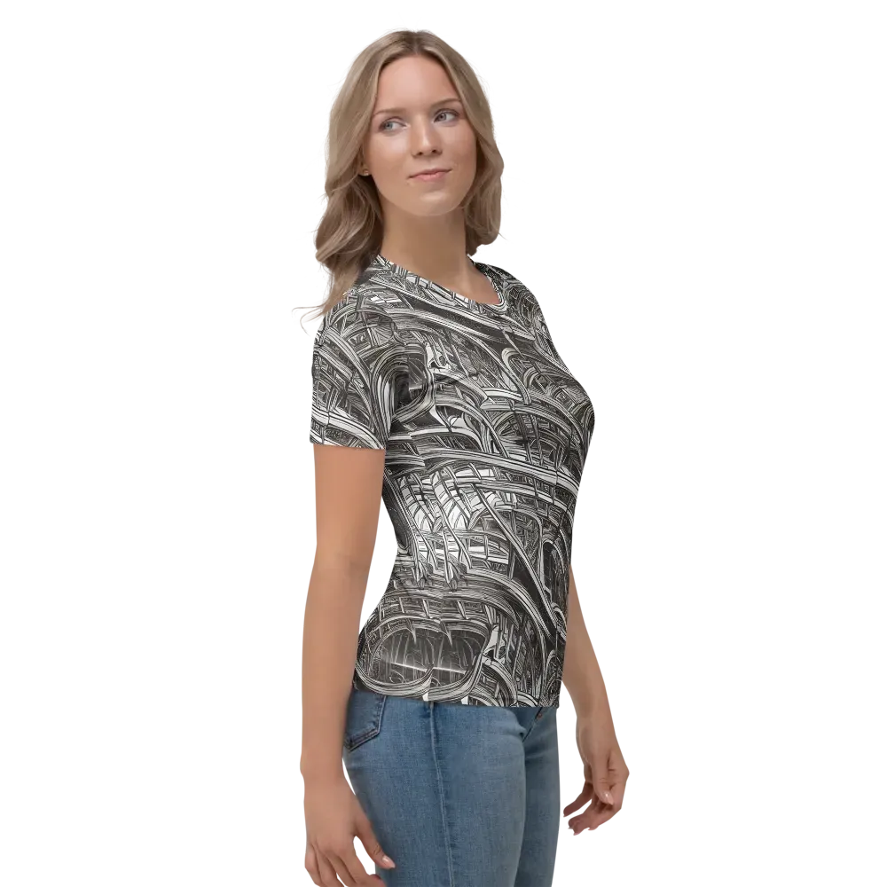 Piranesi's Dream on Women's Crew Neck T-Shirt — Right