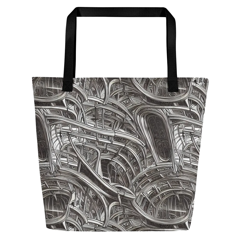 Piranesi's Dream on Large Tote Bag W/ Pocket — Front