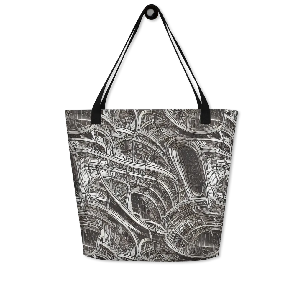 Piranesi's Dream on Large Tote Bag W/ Pocket — Front