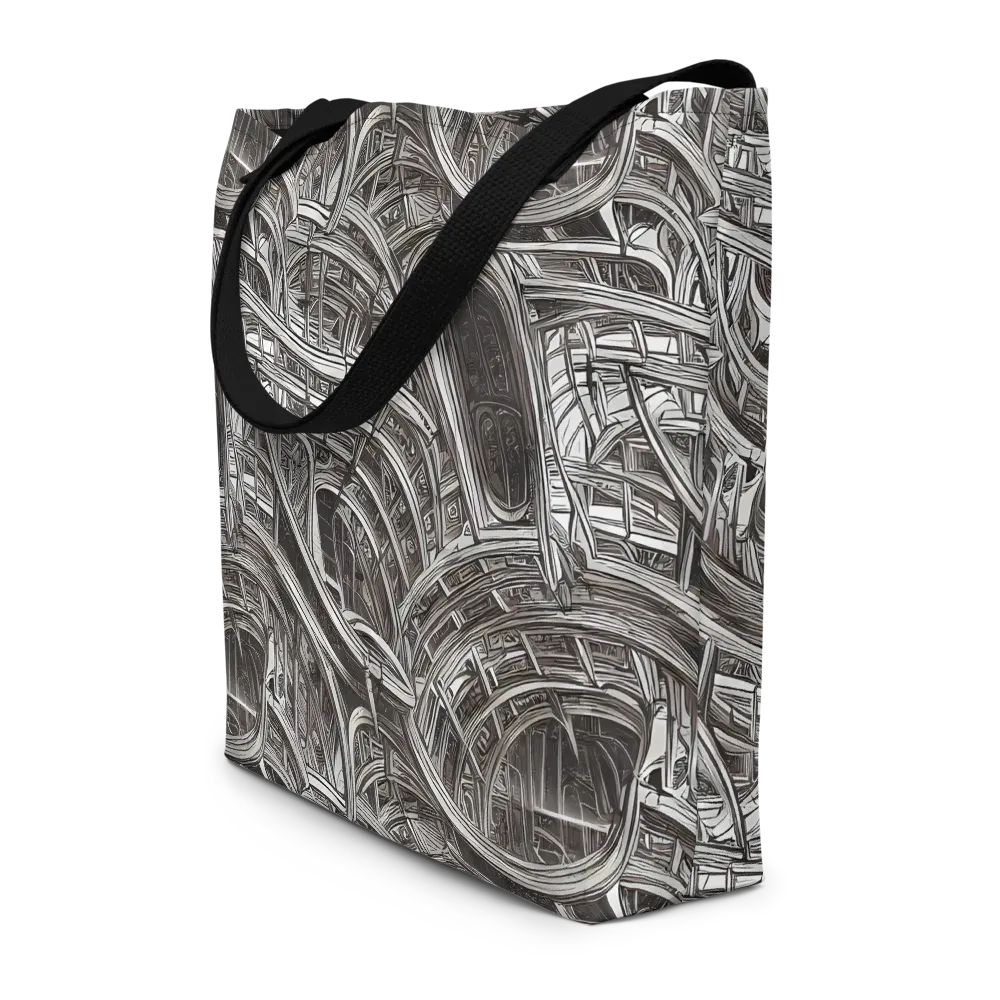 Piranesi's Dream on Large Tote Bag W/ Pocket — Front