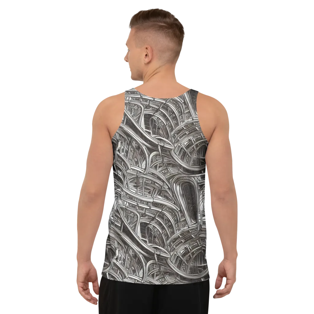 Piranesi's Dream on Men's Tank Top — Back