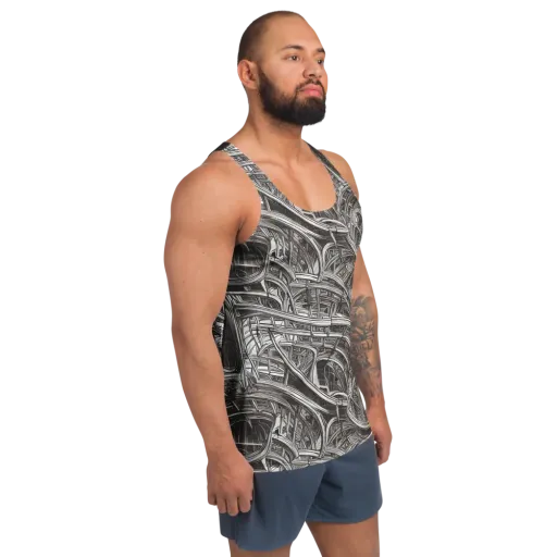 Piranesi's Dream on a Men's Tank Top