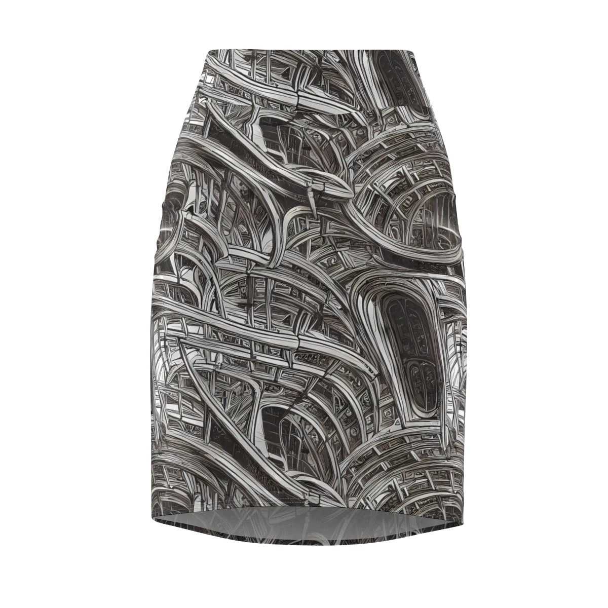 Piranesi's Dream on Pencil Skirt — Front