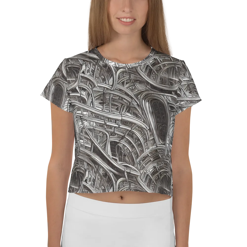 Piranesi's Dream on Crop Tee — Front