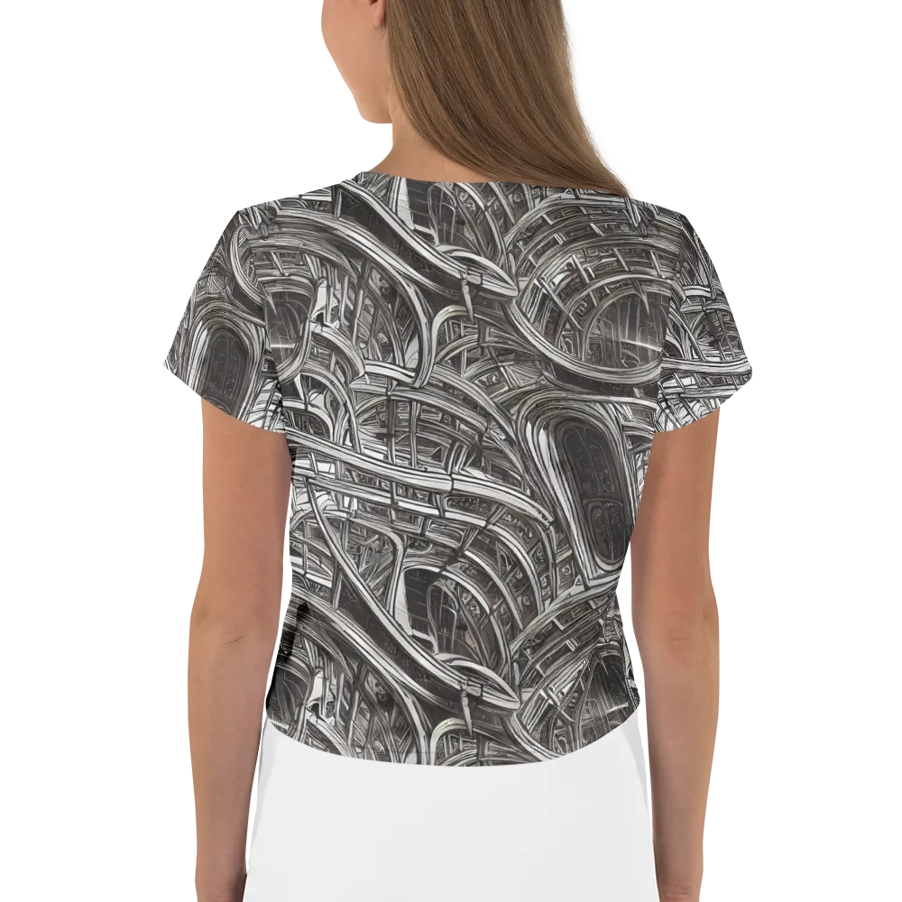 Piranesi's Dream on Crop Tee — Back