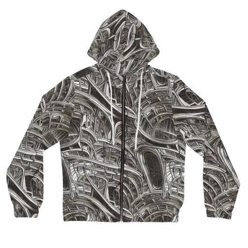 Piranesi's Dream on a Women's Full-Zip Hoodie