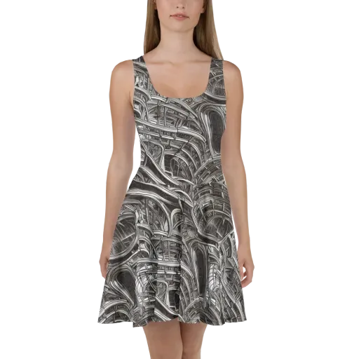 Piranesi's Dream on a Skater Dress