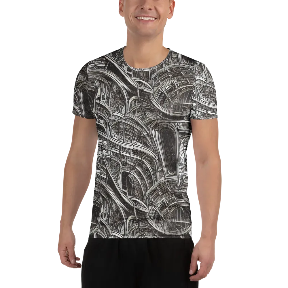 Piranesi's Dream on Men's Athletic T-Shirt — Front