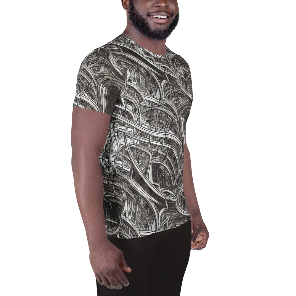 Piranesi's Dream on Men's Athletic T-Shirt — Right