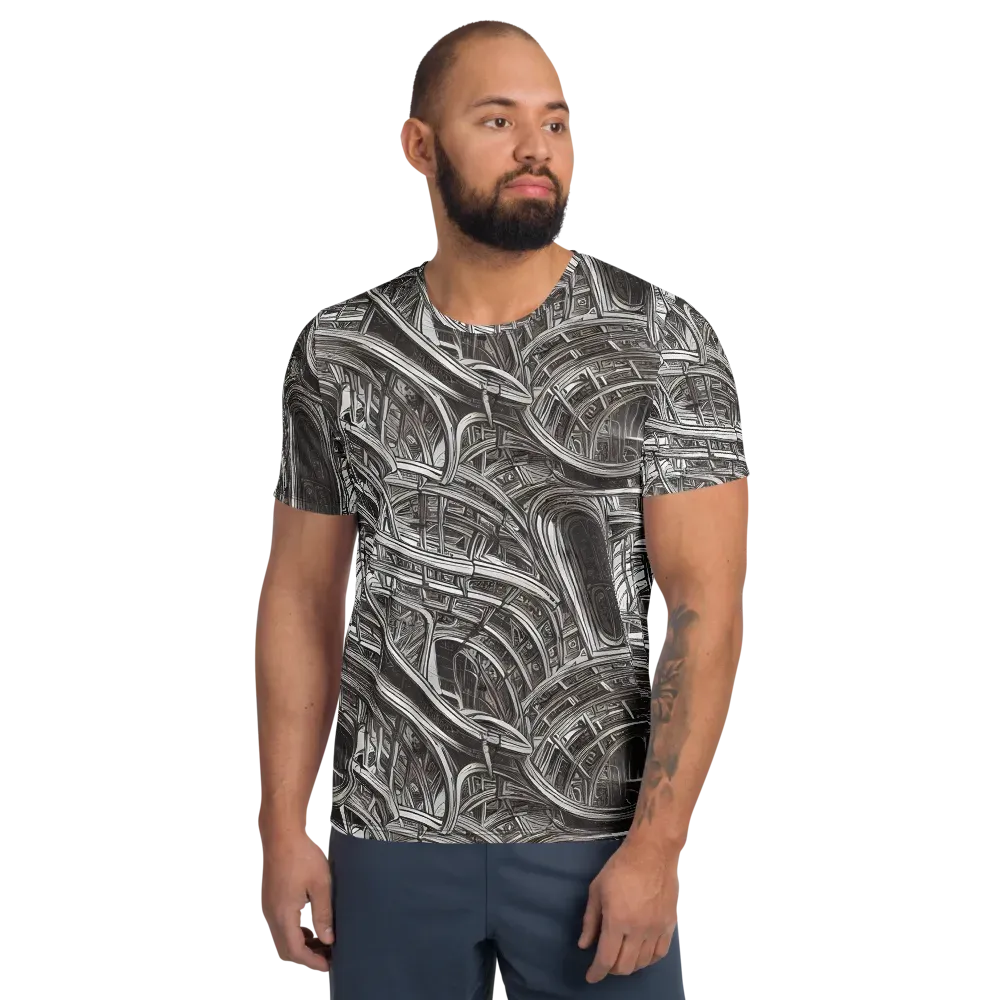 Piranesi's Dream on Men's Athletic T-Shirt — Front