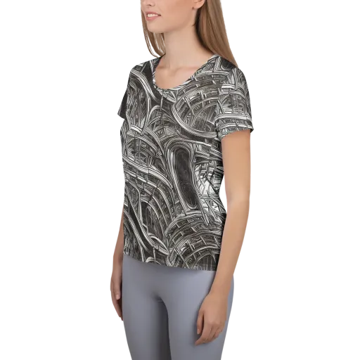 Piranesi's Dream on a Women's Athletic T-Shirt