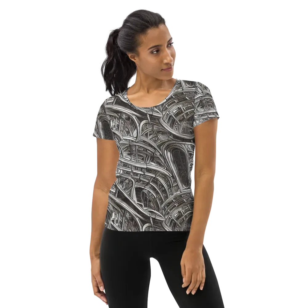 Piranesi's Dream on Women's Athletic T-Shirt — Front