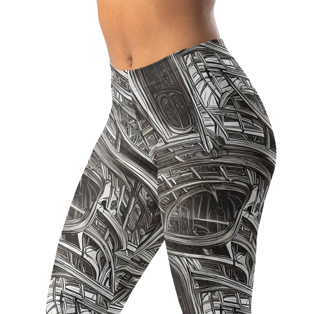 Piranesi's Dream on Leggings — Left Front