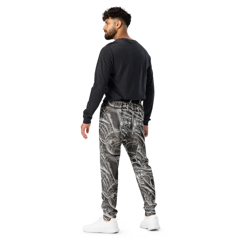 Piranesi's Dream on Men's Joggers — Back