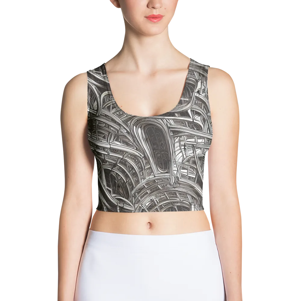 Piranesi's Dream on Crop Top — Front