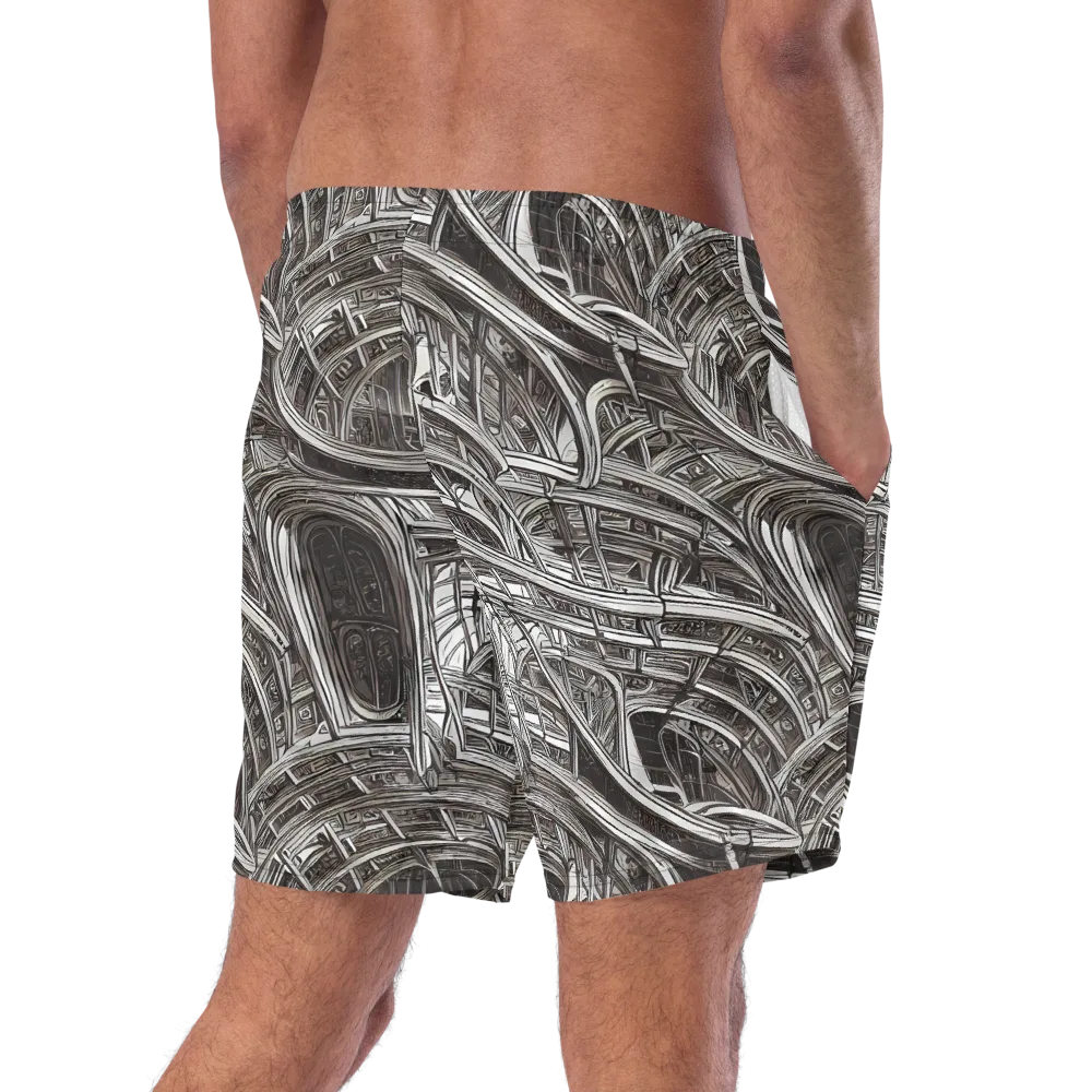 Piranesi's Dream on Swim Trunks — Right Back