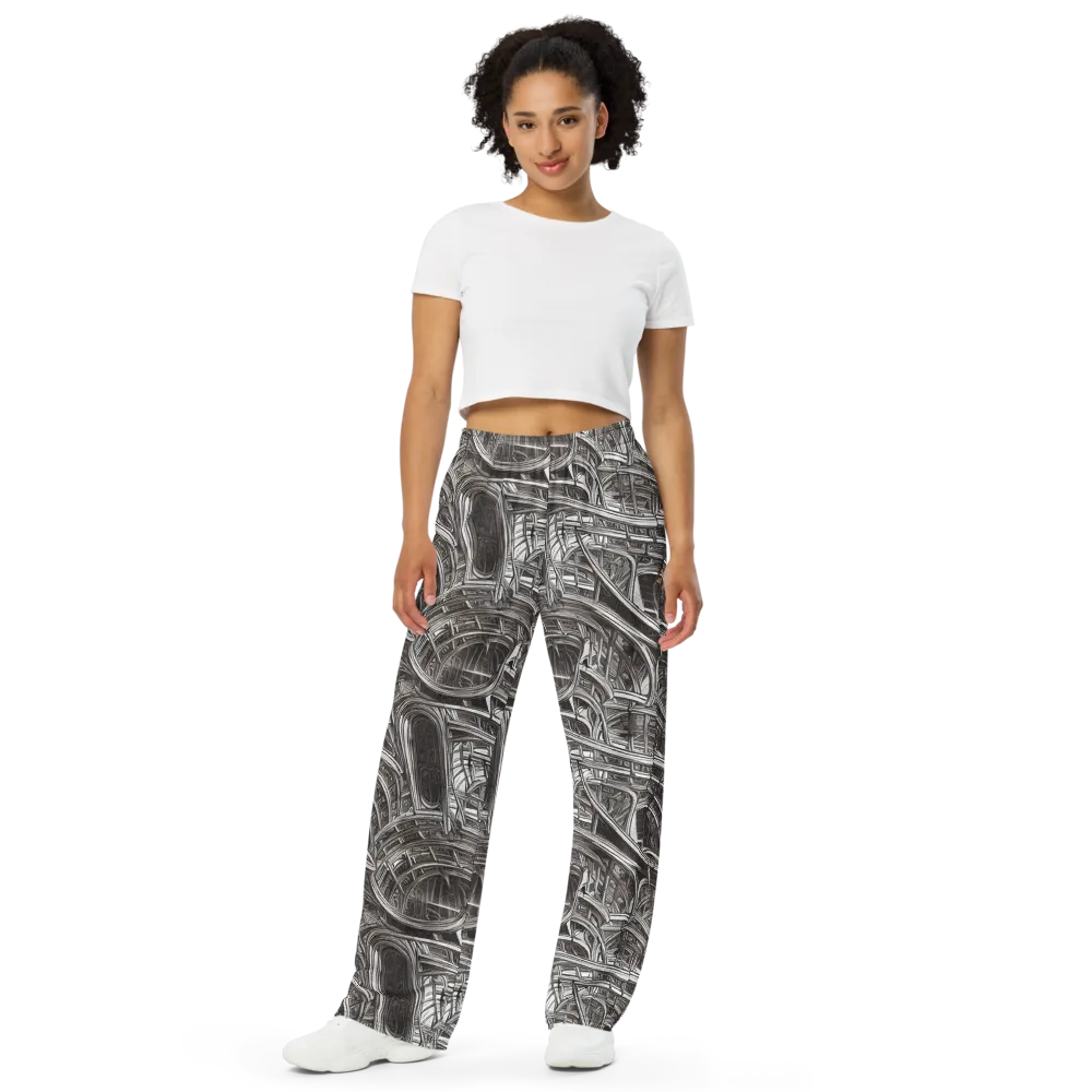 Piranesi's Dream on Wide-Leg Pants — Front