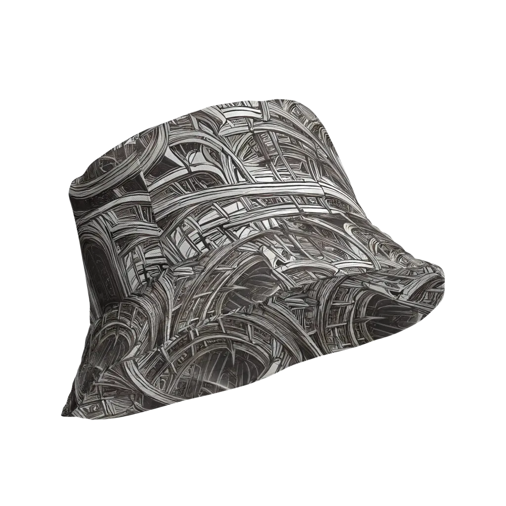 Piranesi's Dream on Reversible Bucket Hat — Product details Outside