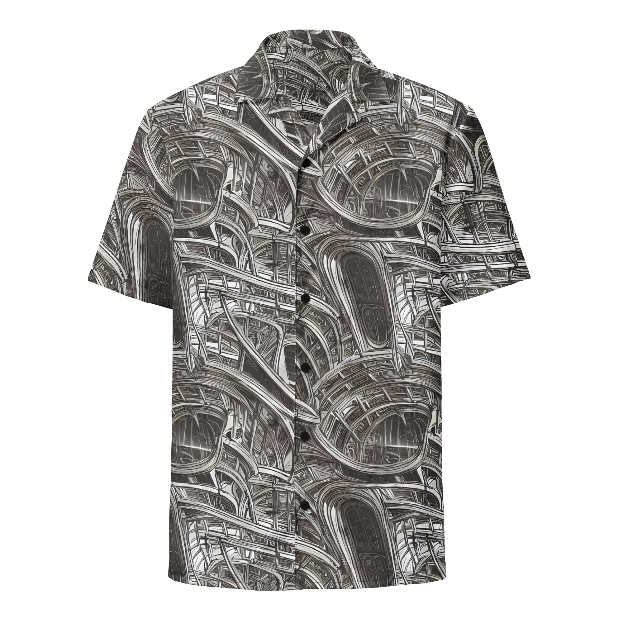 Piranesi's Dream on Button Shirt — Front