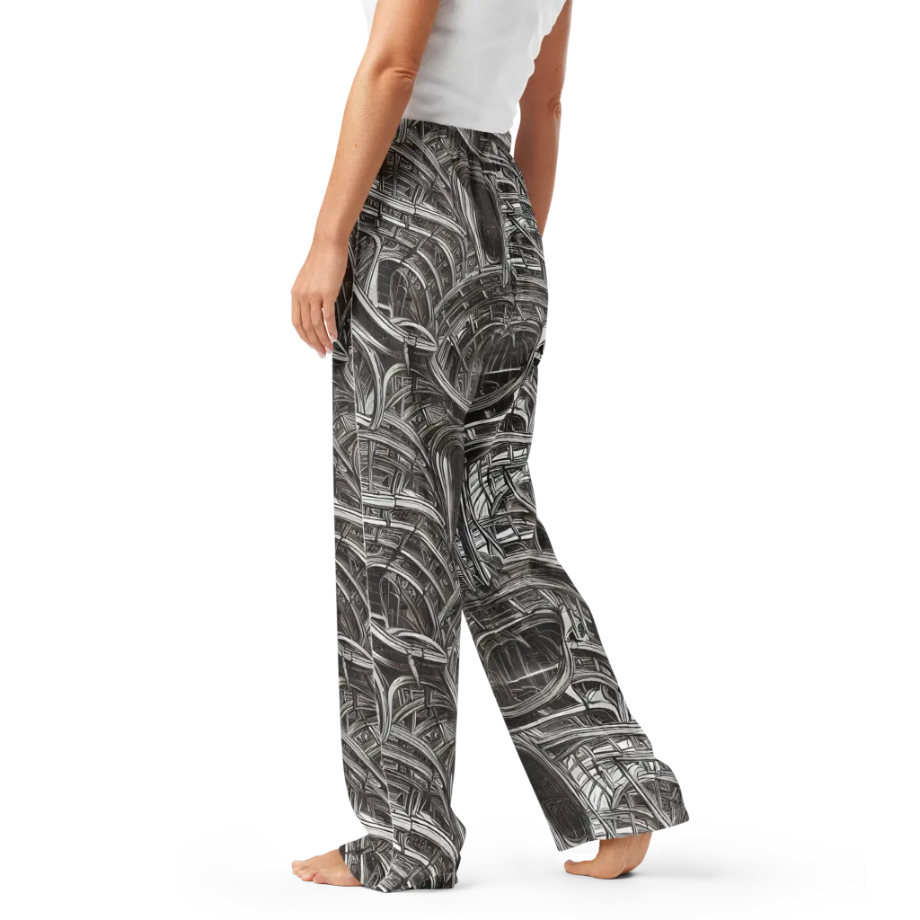 Piranesi's Dream on Women's Pajama Pants — Left