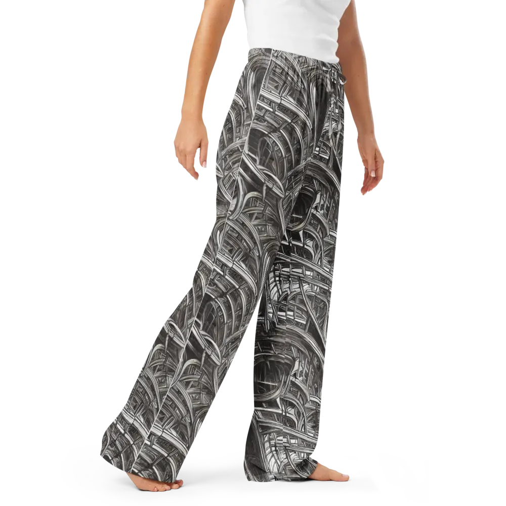 Piranesi's Dream on Women's Pajama Pants — Right Front