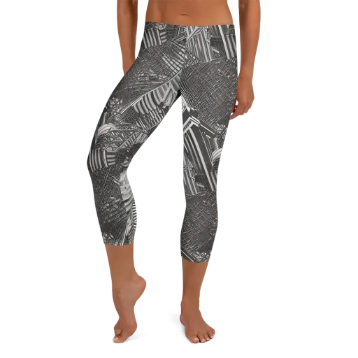 Piranesi's Web on a Capri Leggings