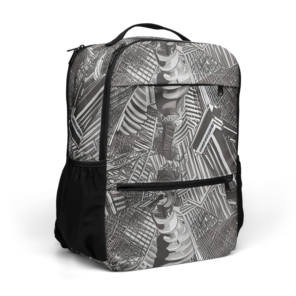 Piranesi's Web on Utility Backpack — Right Front