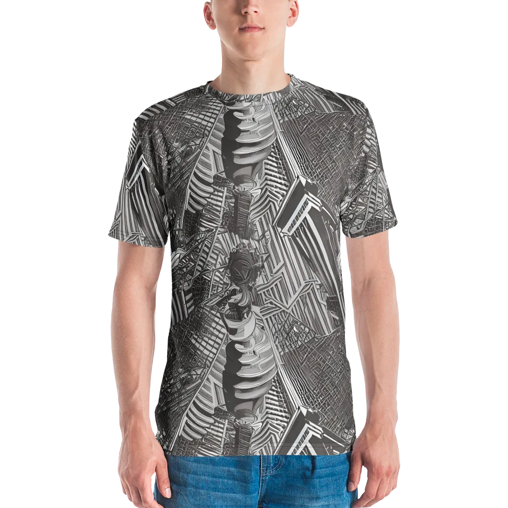 Piranesi's Web on Men's Crew Neck T-Shirt — Front