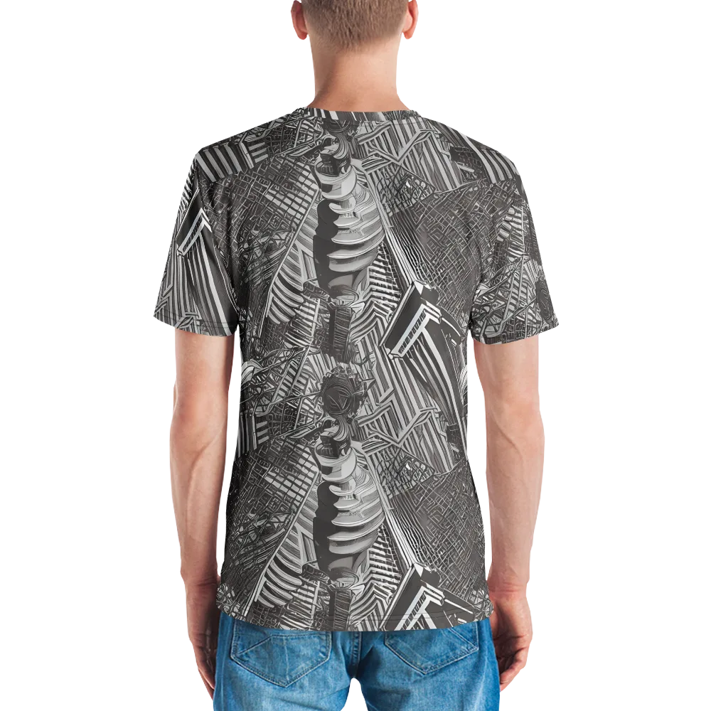 Piranesi's Web on Men's Crew Neck T-Shirt — Back