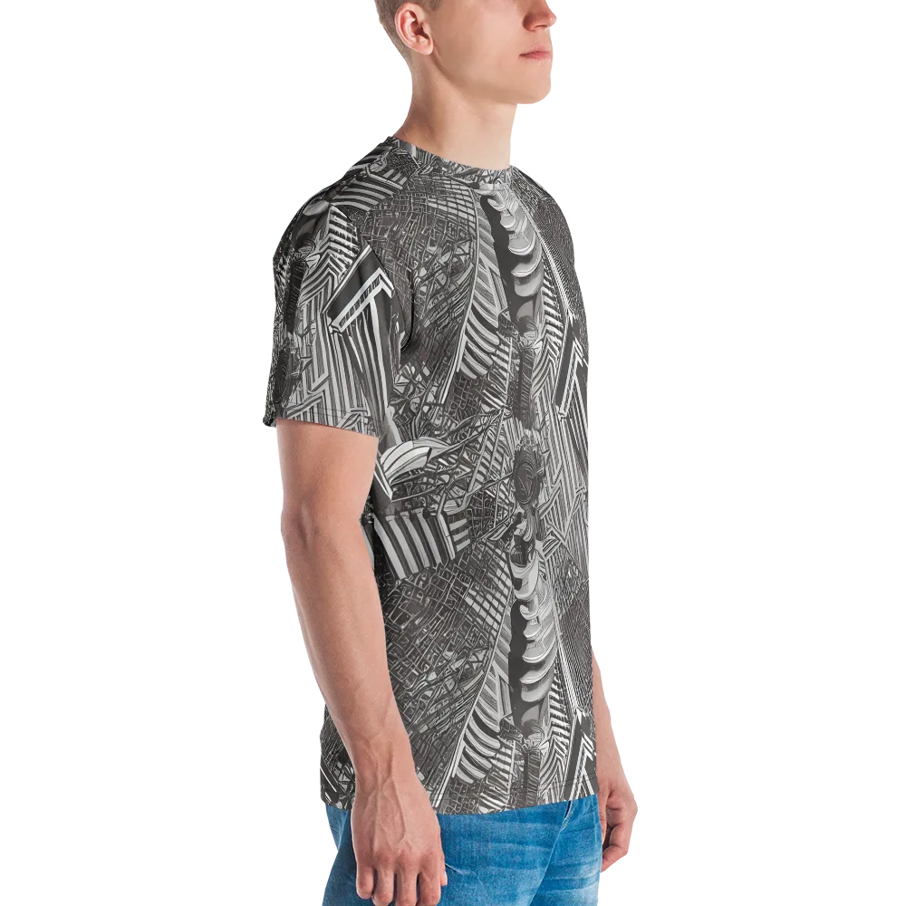 Piranesi's Web on Men's Crew Neck T-Shirt — Right