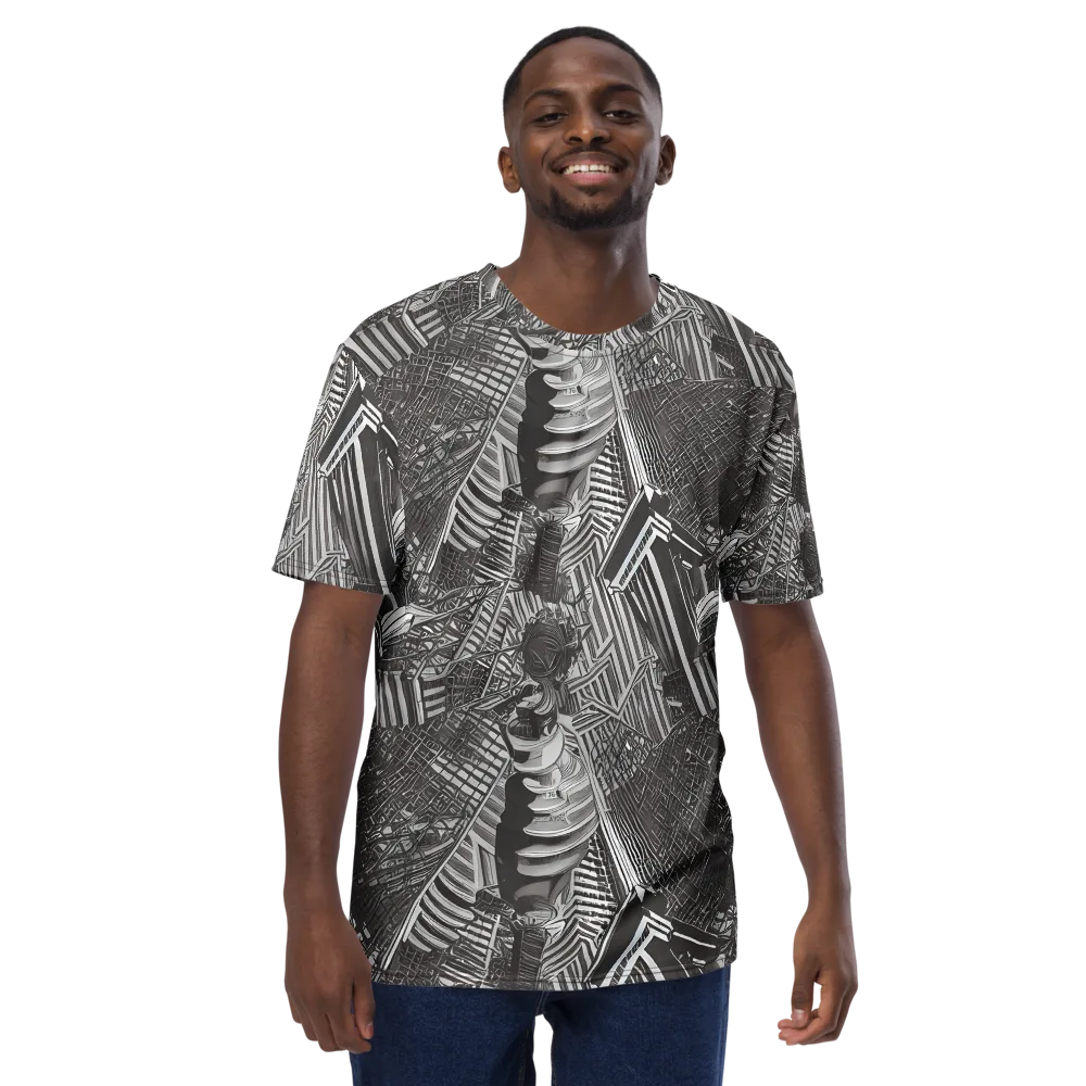 Piranesi's Web on Men's Crew Neck T-Shirt — Front