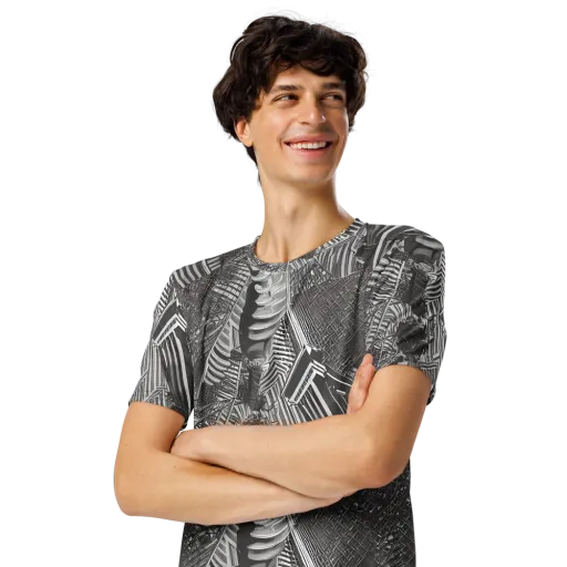 Piranesi's Web on a Men's Crew Neck T-Shirt