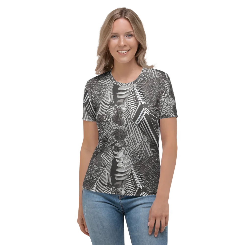 Piranesi's Web on Women's Crew Neck T-Shirt — Front