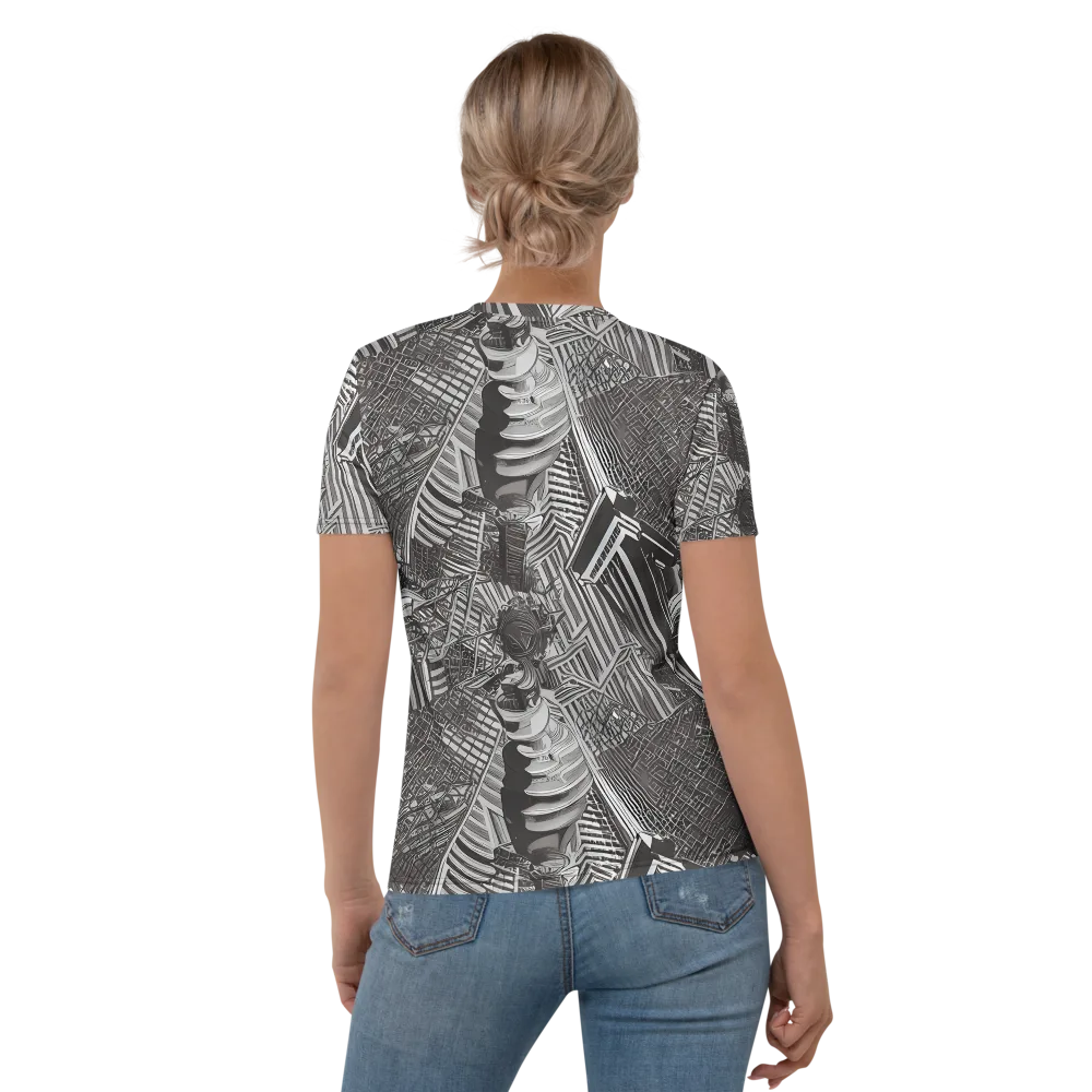 Piranesi's Web on Women's Crew Neck T-Shirt — Back