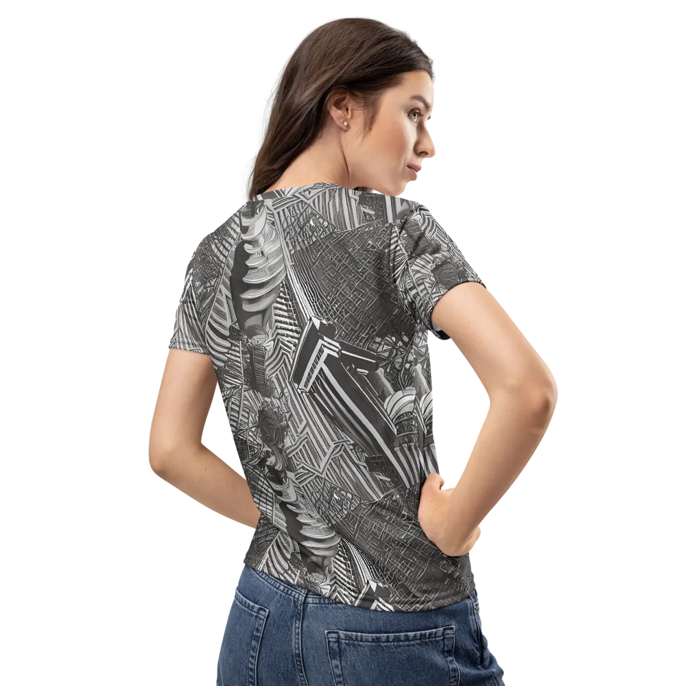 Piranesi's Web on Women's Crew Neck T-Shirt — Back