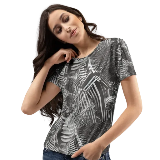 Piranesi's Web on a Women's Crew Neck T-Shirt