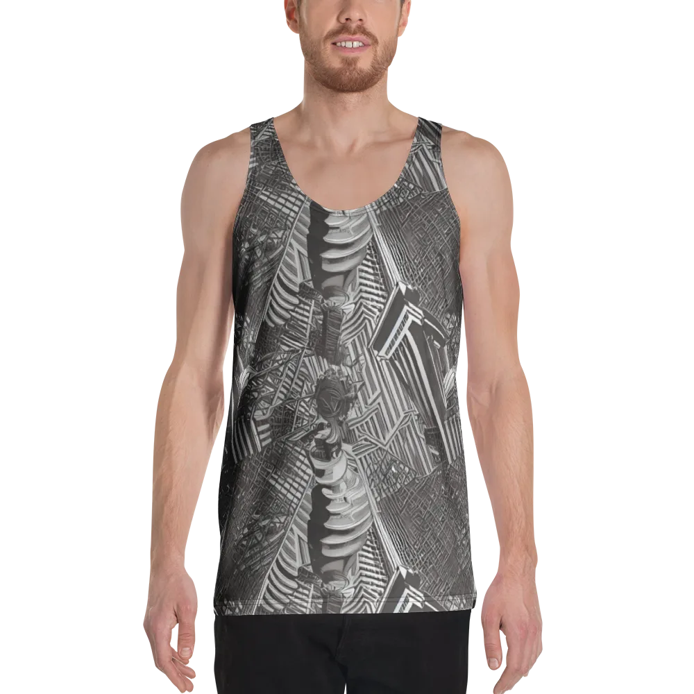 Piranesi's Web on Men's Tank Top — Front