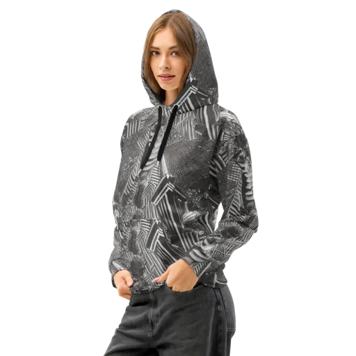 Piranesi's Web on a Cotton Hoodie