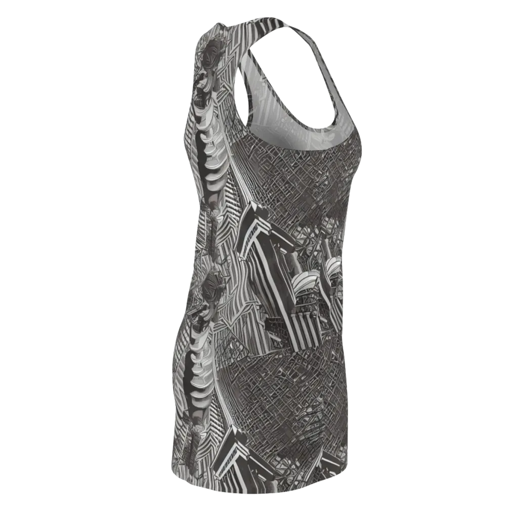 Piranesi's Web on Racerback Dress — Back Side