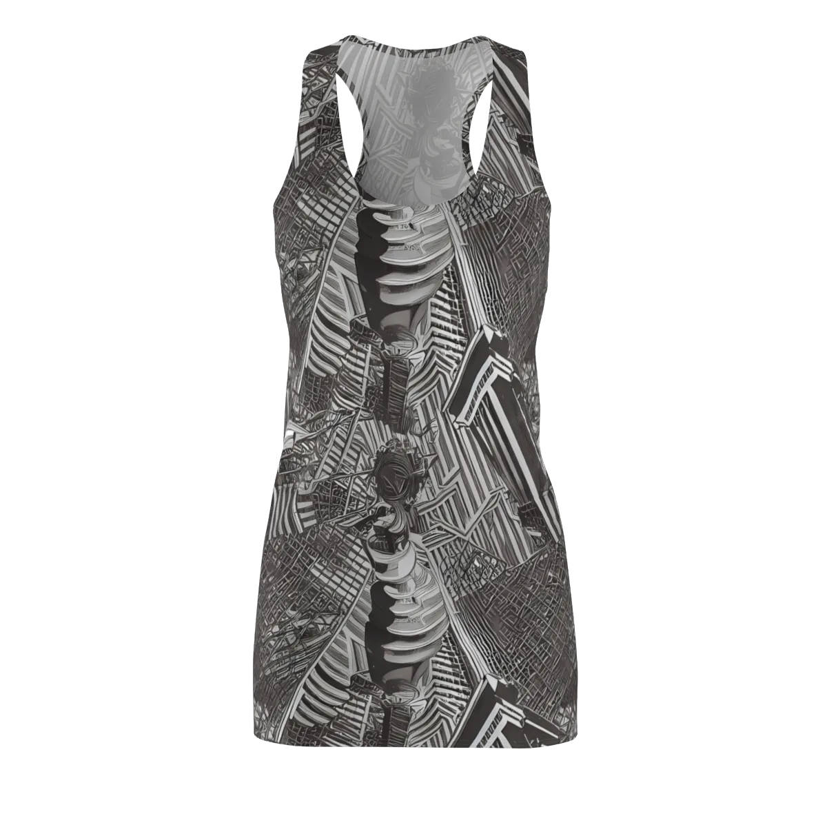 Piranesi's Web on Racerback Dress — Front