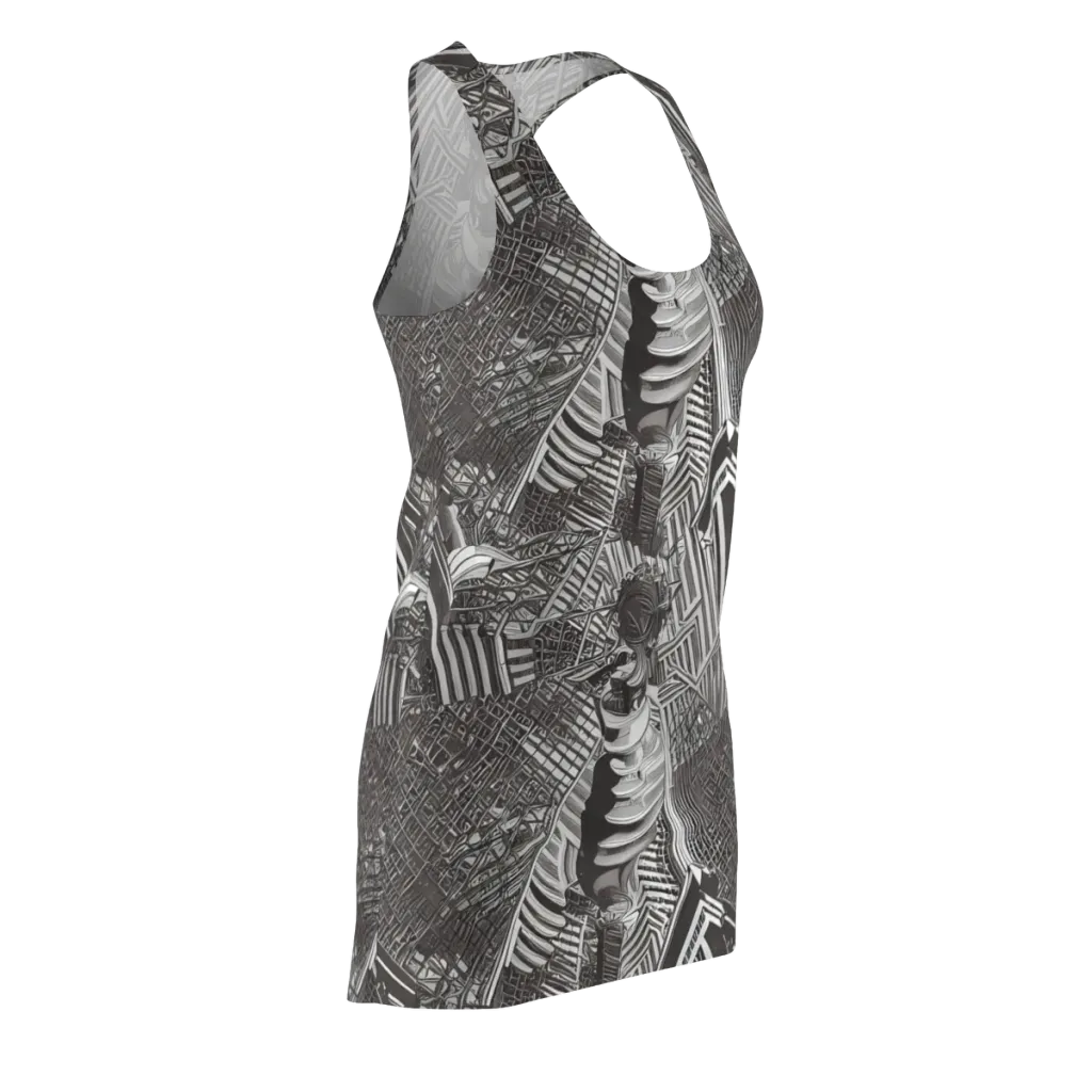 Piranesi's Web on Racerback Dress — Front Side