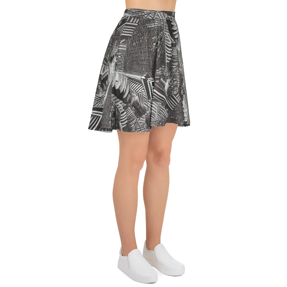 Piranesi's Web on Skater Skirt — Right