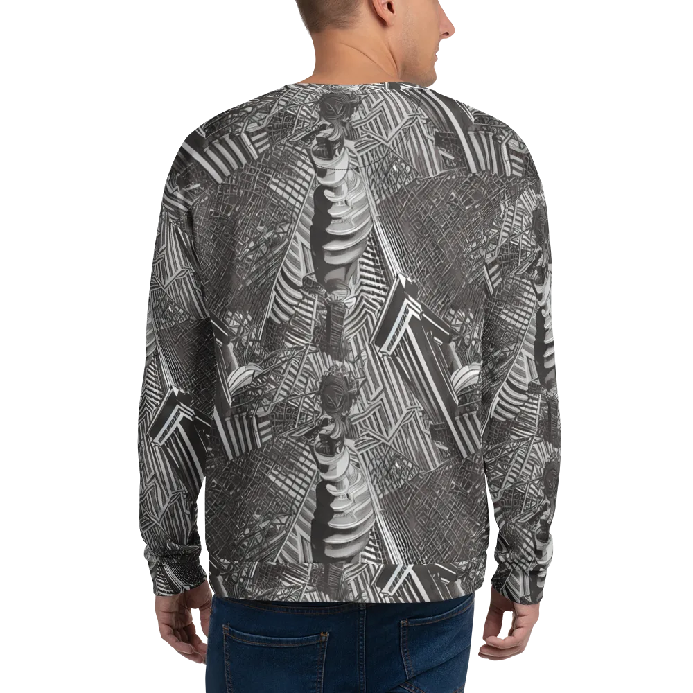 Piranesi's Web on Sweatshirt — Back