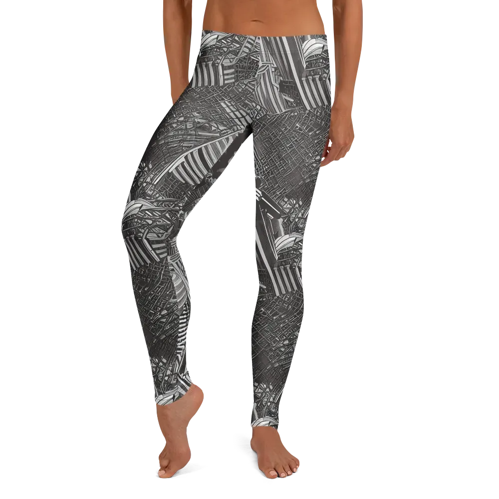 Piranesi's Web on Leggings — Front